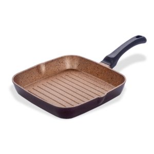 Sumeet Granite Finish NonStick Aluminium Grill Pan - BIG Size, PEach Color